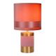 Lampă de masă EXTRAVAGANZA FRIZZLE 1xE14/40W/230V roz Lucide 10500/81/66