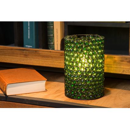 Lampă de masă EXTRAVAGANZA MARBELOUS 1xE14/40W/230V albastră Lucide 78597/01/60