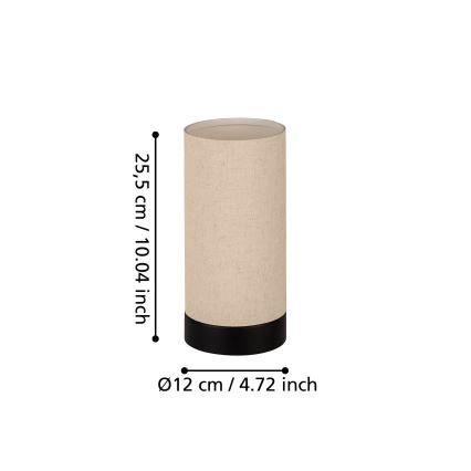 Lampă de masă Eglo 1xE27/40W/230V