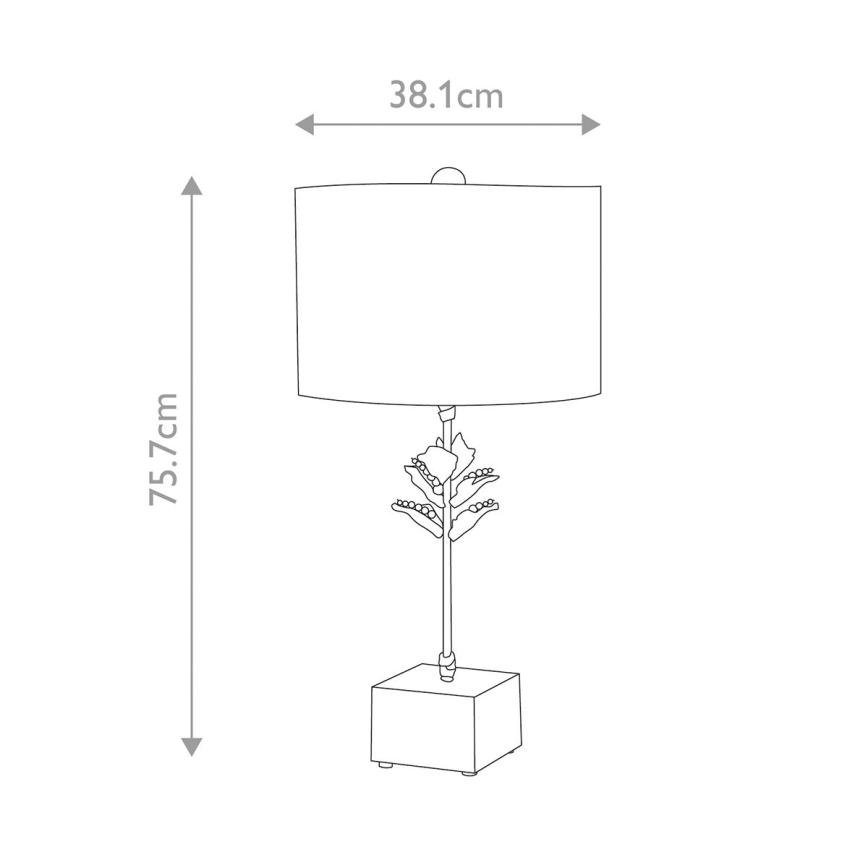 Lampă de masă Flambeau CAMILIA 1xE27/60W/230V