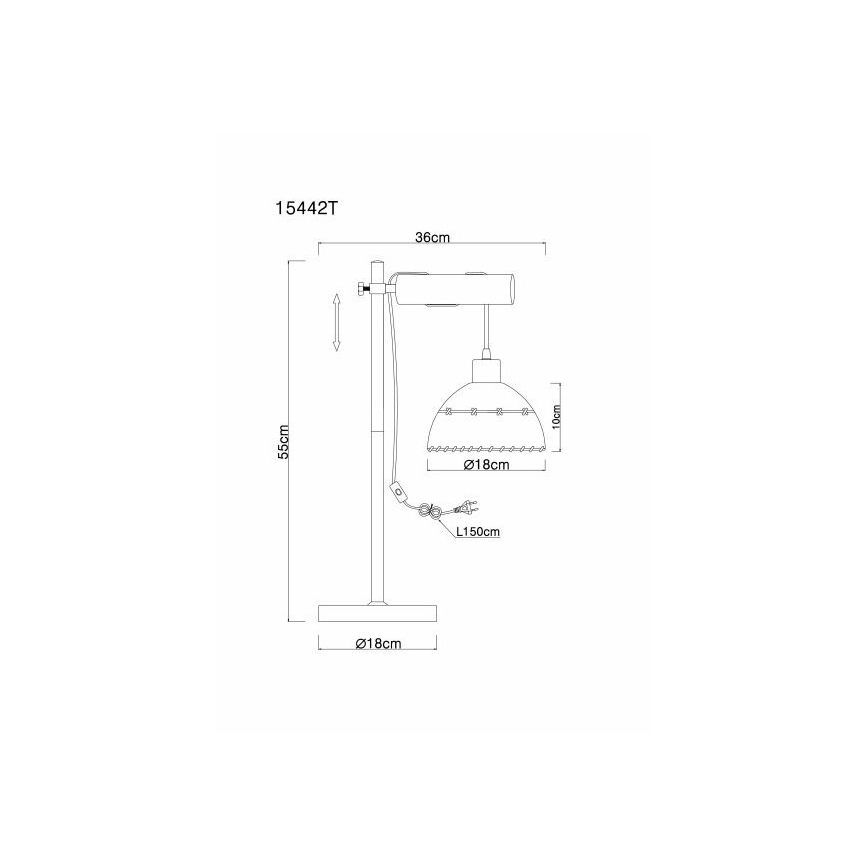 Globo - Lampă de masă 1xE27/60W/230V