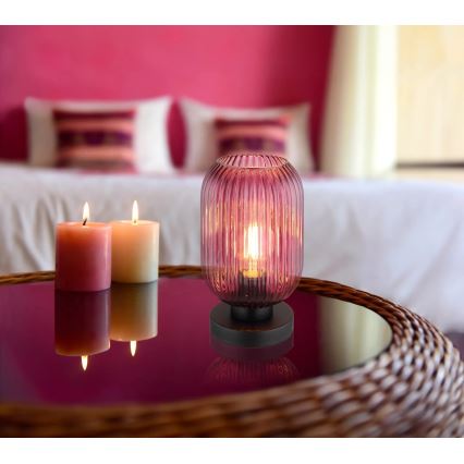 Lampă de masă Globo 1xE27/40W/230V mov