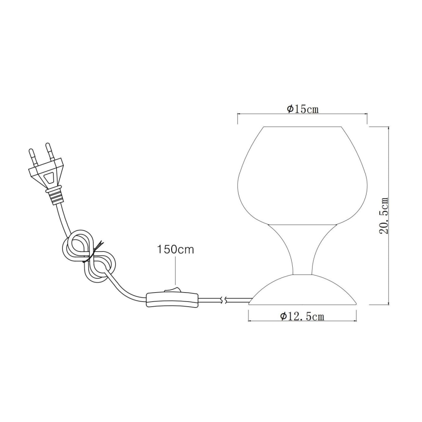 Lampă de masă Globo 1xE27/40W/230V