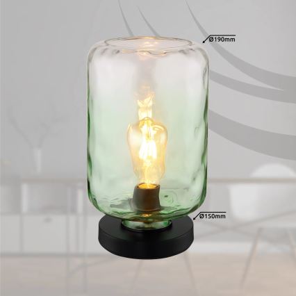 Lampă de masă Globo 1xE27/60W/230V verde