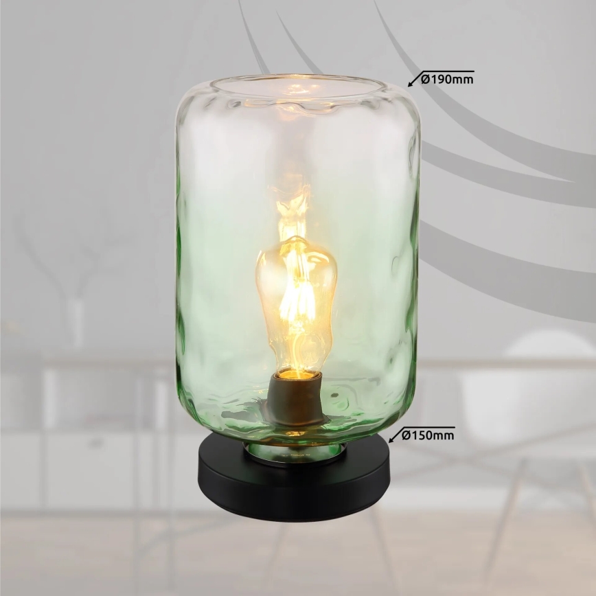 Lampă de masă Globo 1xE27/60W/230V verde
