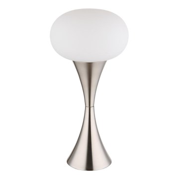 Lampă de masă Globo 1xE14/25W/230V crom mat