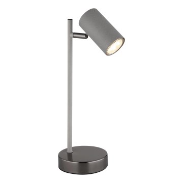 Lampă de masă Globo 1xGU10/5W/230V gri/antracit