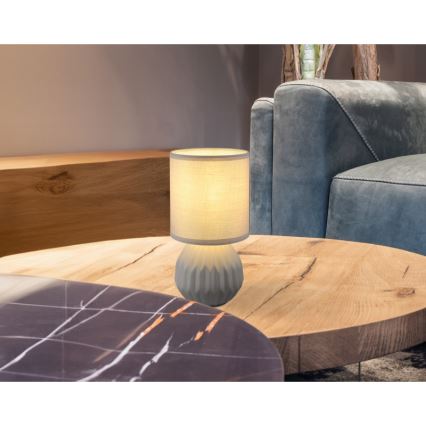 Lampă de masă Globo 1xE14/40W/230V gri