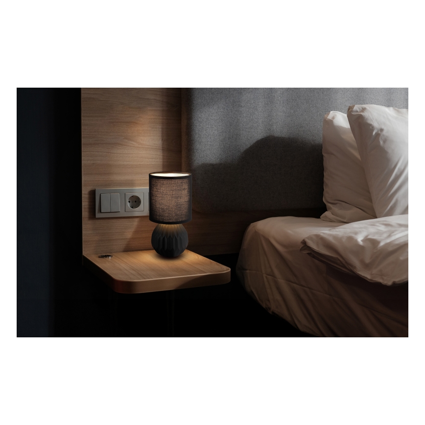 Lampă de masă Globo 1xE14/40W/230V negru