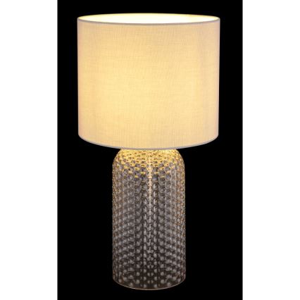 Lampă de masă Globo 1xE27/60W/230V gri