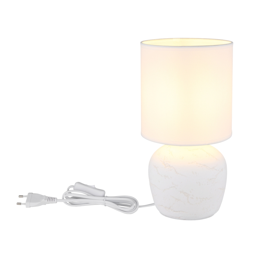 Lampă de masă Globo 1xE14/40W/230V alb