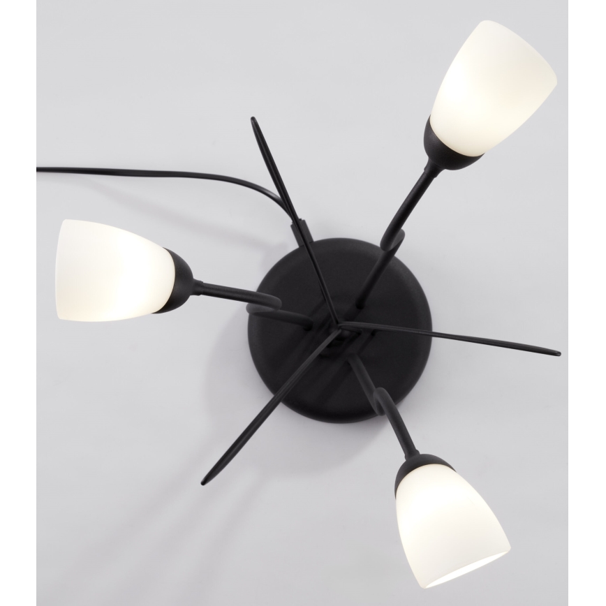 Lampă de masă GLORIOSA Jupiter 2065 - 3xG9/14W/230V neagră