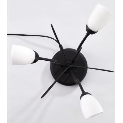 Lampă de masă GLORIOSA Jupiter 2065 - 3xG9/14W/230V neagră