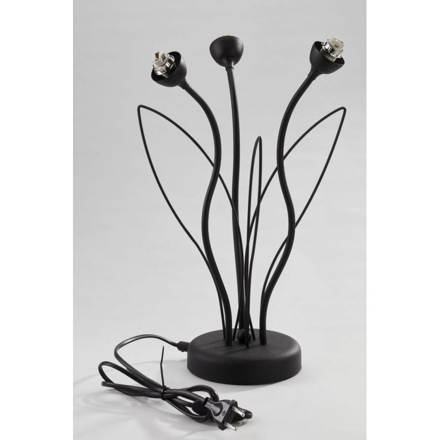 Lampă de masă GLORIOSA Jupiter 2065 - 3xG9/14W/230V neagră