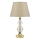 Lampă de masă GOLD CRYSTAL 1xE27/40W/230V bej/auriu
