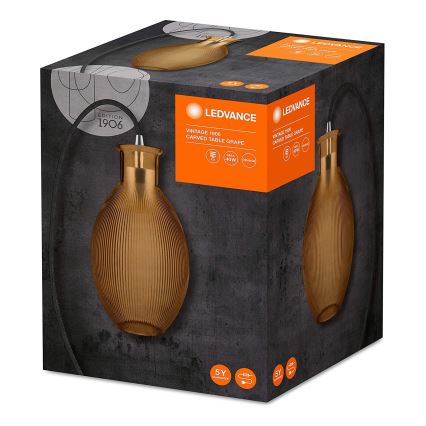 Lampă de masă GRAPE 1xE27/40W/230V portocalie Ledvance