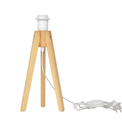 Lampă de masă HELEN 1xE27/15W/230V crem/auriu/pin