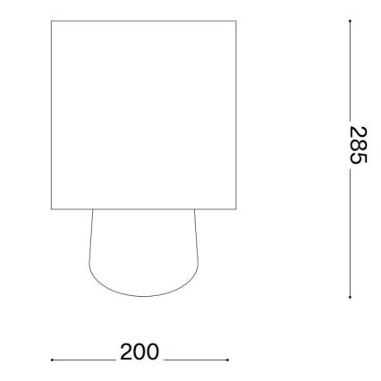 Lampă de masă Ideal Lux KALI 1xE14/40W/230V crem/bej