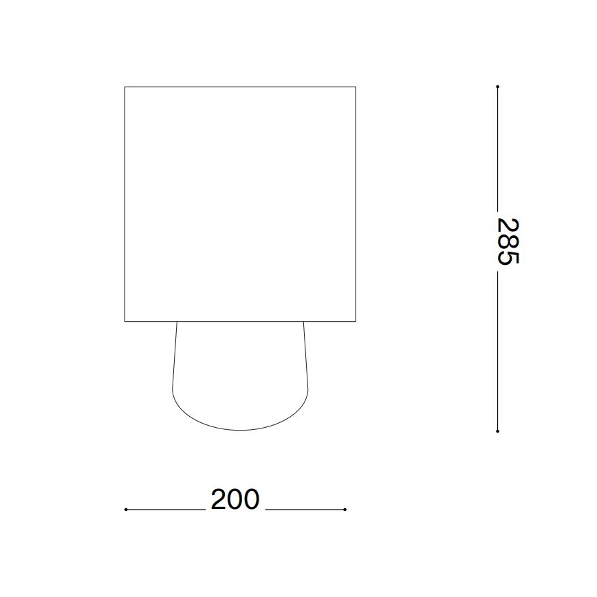 Lampă de masă Ideal Lux KALI 1xE14/40W/230V crem/bej