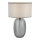 Lampă de masă JENIFER 1xE27/40W/230V gri/fumuriu