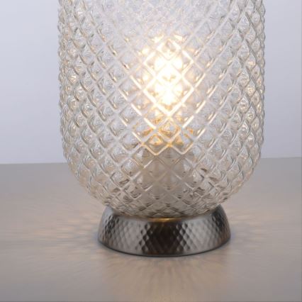 Lampă de masă JUST LIGHT. 14906-55 REISHI 1xE27/40W/230V crom