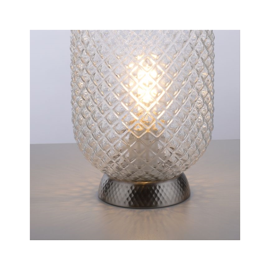 Lampă de masă JUST LIGHT. 14906-55 REISHI 1xE27/40W/230V crom