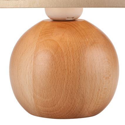 Lampă de masă JUTA 1xE27/60W/230V fag