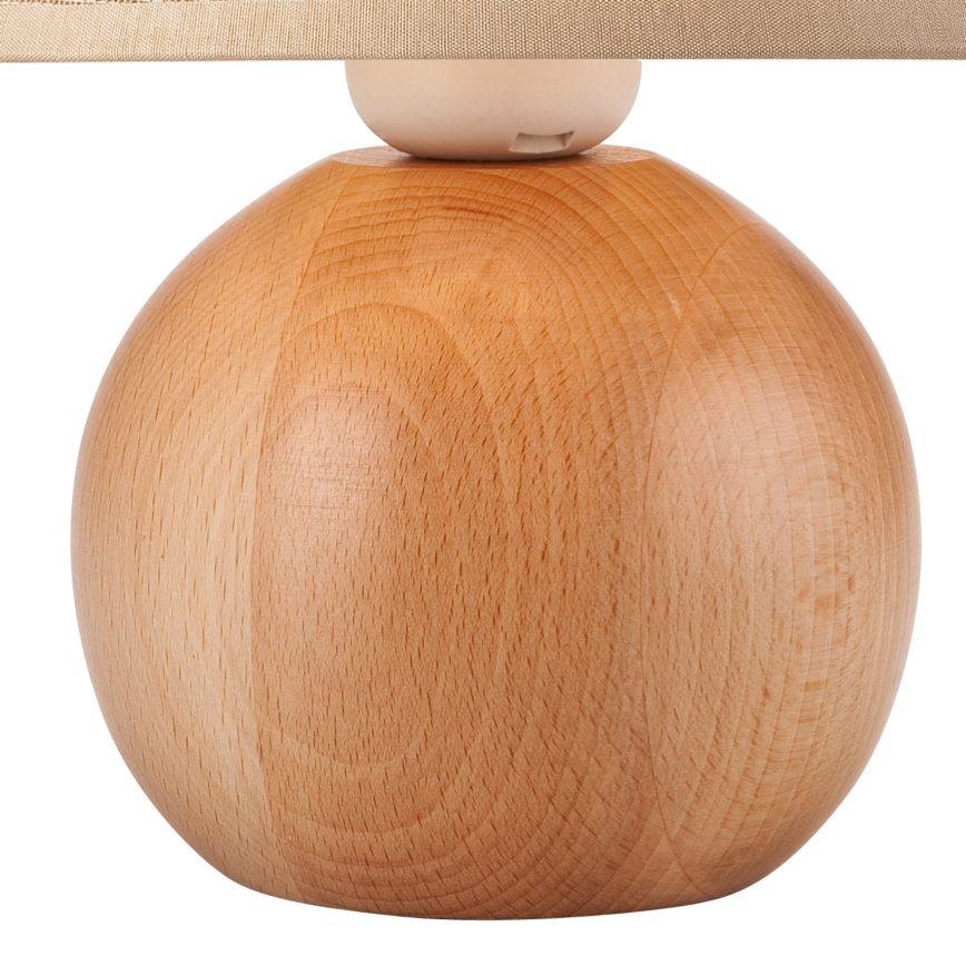 Lampă de masă JUTA 1xE27/60W/230V fag