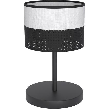 Lampă de masă KARBON 1xE27/15W/230V negru/gri
