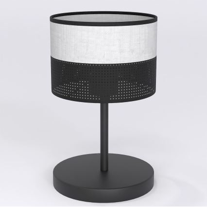 Lampă de masă KARBON 1xE27/15W/230V negru/gri