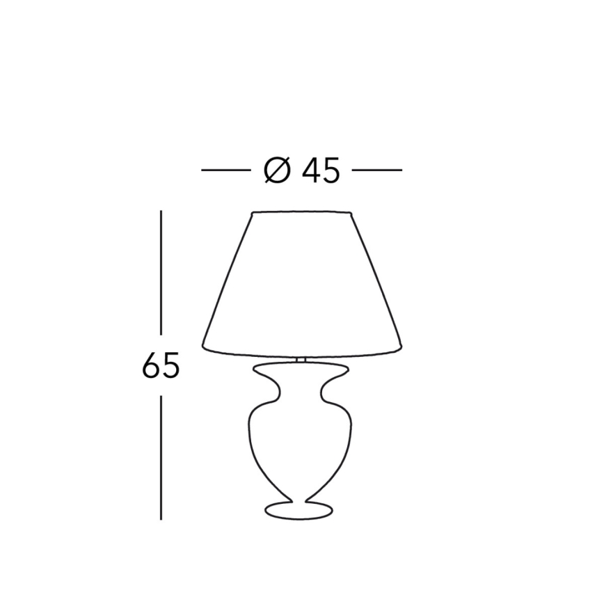 Lampă de masă Kolarz 1365.71M.Au ANFORA 1xE27/100W/230V 24K auriu