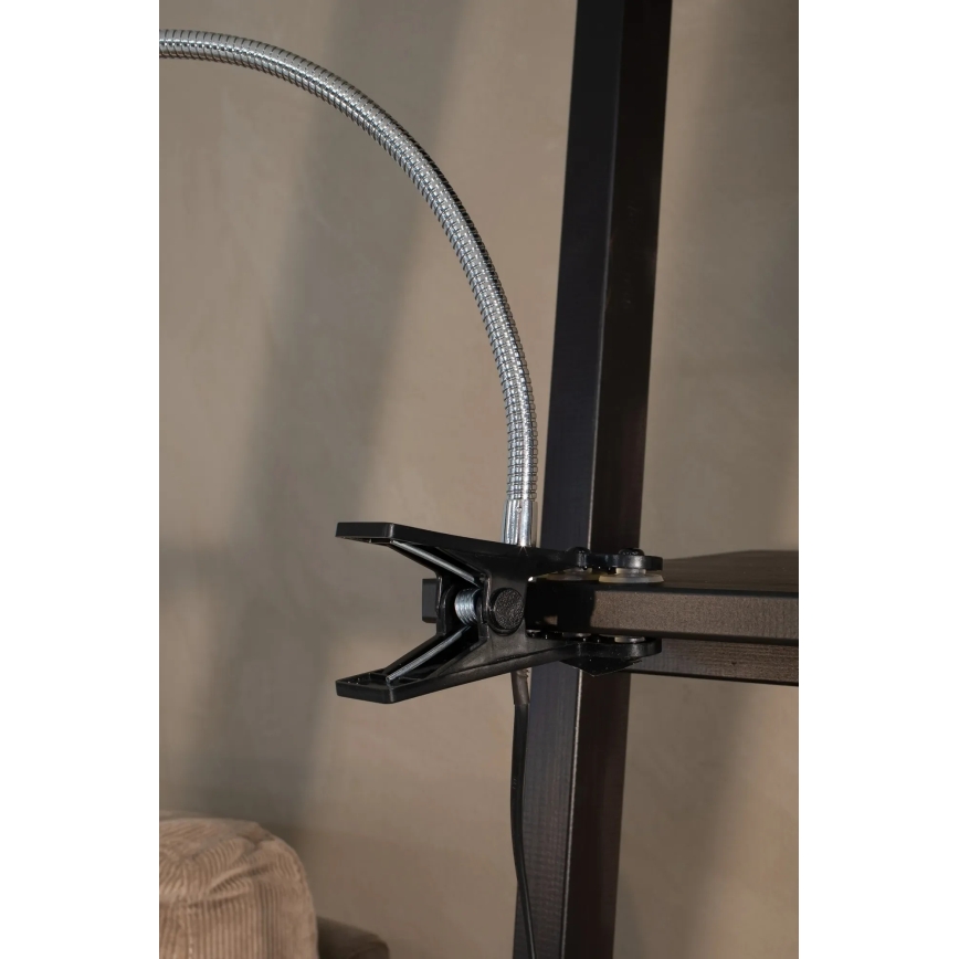 Lampă de masă LED cu clemă Markslöjd 106092 TULIP LED/3W/230V neagră