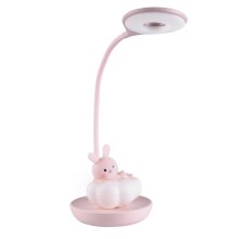 Lampă de masă LED dimabilă pentru copii RABBIT LED/2,5W/230V roz