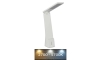 Lampă de masă LED dimabilă tactilă reîncărcabilă USB LED/4W/5V 1200 mAh 2700K-5700K albă/argintie