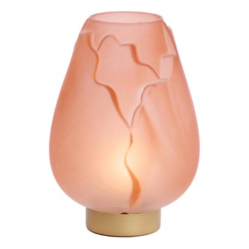 Lampă de masă LED GINNY, roz, 2x AA