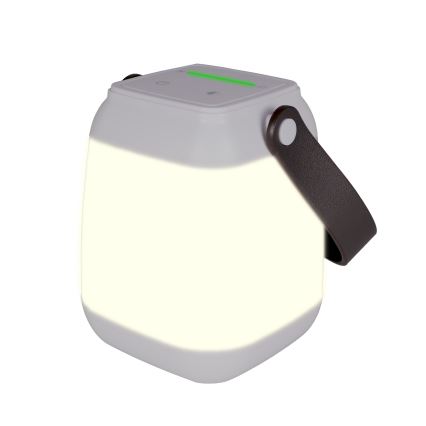 Lampă de masă LED IBIZA cu control tactil și reglare a luminozității, 1,8W/5V, 4000 mAh, IP44, albă