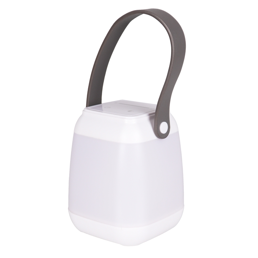 Lampă de masă LED IBIZA cu control tactil și reglare a luminozității, 1,8W/5V, 4000 mAh, IP44, albă