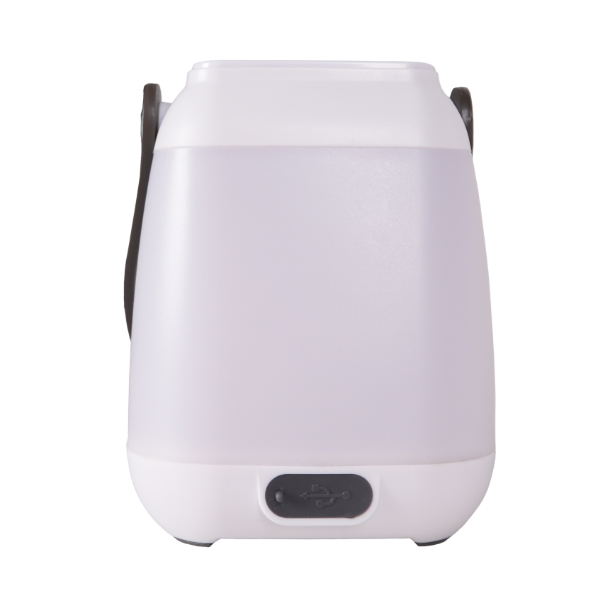 Lampă de masă LED IBIZA cu control tactil și reglare a luminozității, 1,8W/5V, 4000 mAh, IP44, albă