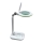 Lampă de masă LED reglabilă cu lupă LED/7W/230V 6500K albă
