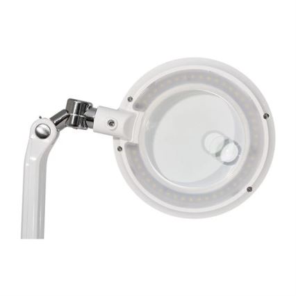 Lampă de masă LED reglabilă cu lupă LED/7W/230V 6500K albă