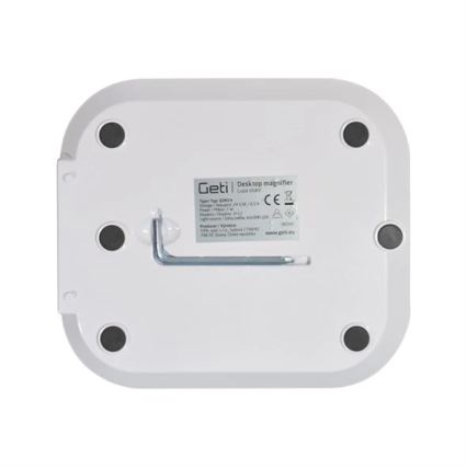 Lampă de masă LED reglabilă cu lupă LED/7W/230V 6500K albă