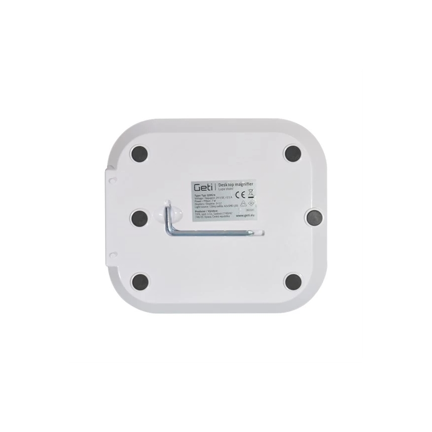 Lampă de masă LED reglabilă cu lupă LED/7W/230V 6500K albă