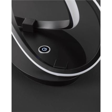 Lampă de masă LED reglabilă INDIGO LED/19W/230V 3000K neagră