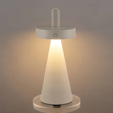 Lampă de masă LED reglabilă, reîncărcabilă, tactilă pentru exterior HALO LED/1,5W/3,7V 3000 mAh IP44 gri