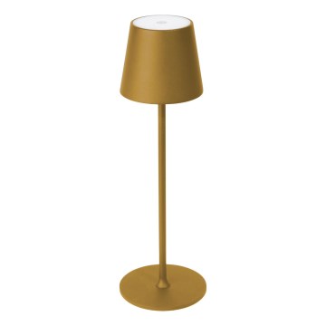 Lampă de masă LED reîncărcabilă și dimabilă pentru exterior LED/4W/4000 mAh 3000/4000/5500K IP44 auriu