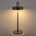 Lampă de masă LED reîncărcabilă, tactilă, cu intensitate luminoasă reglabilă pentru exterior SHINE LED/1,5W/3,7V 3000 mAh IP44 neagră
