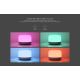 Lampă de masă LED RGB dimabilă BEDSIDE LED/5W/5V Wi-Fi/Bluetooth Yeelight