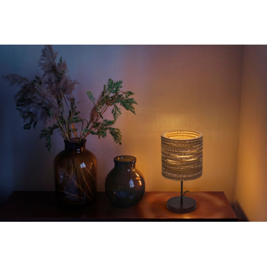 Lampă de masă Ledvance DECOR CARDBOARD 1xE27/15W/230V d. 20 cm