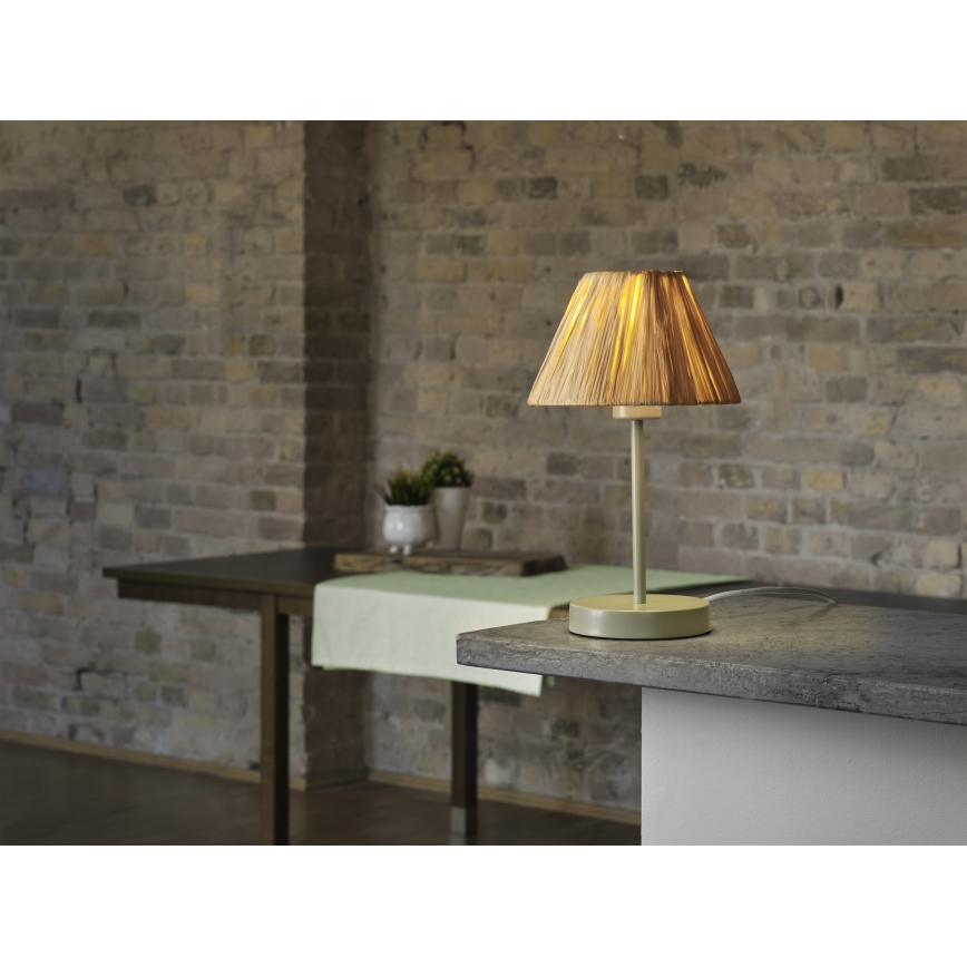 Lampă de masă Ledvance DECOR RAFFIA 1xE27/15W/230V rafie