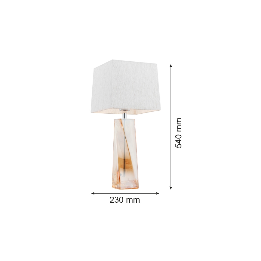 Lampă de masă LILLE 1xE27/15W/230V albă Argon 3840